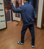 Walker Shop高端兩件套運動(dòng)休閑套裝男【優(yōu)質(zhì)面料】春秋新款跑步衛衣爸爸外套 藍色兩件套【款式一】專(zhuān)屬禮盒 XL 均碼  【建議126-140斤】 曬單實(shí)拍圖