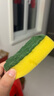 美麗雅洗碗海綿塊百潔布6片抑菌金剛砂抹布廚房刷鍋神器海綿擦碗布 曬單實拍圖