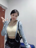 相伊戀人羊羔絨保暖背心25年新款女士帶胸墊加絨加厚秋冬季內衣可外穿睡衣 吊帶背心-奶白色【長(cháng)款】 L 碼【適合105-130斤】 曬單實(shí)拍圖