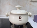 小熊（Bear）砂鍋白墩墩煲仔飯燉鍋耐高溫不開(kāi)裂1.8L小煲湯陶瓷鍋【蓮姐同款】 曬單實(shí)拍圖