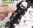 LPF懶人鞋帶免系神器鞋扣固定器彈力松緊成人兒童黑色登山運動(dòng)鞋繩 新款/貓眼扣+黑色鞋帶（2套） 曬單實(shí)拍圖