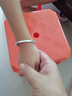 中國黃金（CHINA GOLD）999足銀四葉草手鐲女時(shí)尚款推拉銀鐲子銀飾結婚生日禮物女送女友 四葉草手鐲【20g±1g】 曬單實(shí)拍圖