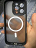 雅思戀 【強力磁吸充電】全包膚感磨砂黑適用iPhone17手機殼蘋(píng)果手機保護殼MagSafe磁吸超薄漸變 黑色 【簡(jiǎn)約高級，鏡頭全包】 iPhone 16 Pro 曬單實(shí)拍圖