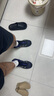 李寧（LI-NING）羽毛球襪中筒運動(dòng)長(cháng)襪男款毛巾襪吸濕排汗AWTS003-2三雙裝白色 曬單實(shí)拍圖