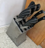 雙立人（ZWILLING）德國刀具全套廚房家用不銹鋼菜刀多用片刀件套刀架套裝組合 13mm 19cm 紅木柄套裝 7件套 曬單實(shí)拍圖