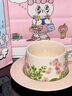 熹物咖啡杯碟【花漾時光】陶瓷杯子禮盒套裝喬遷生日送七夕情人節(jié)禮物 【四個裝】咖啡杯禮盒套裝一 曬單實拍圖
