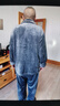 秋冬季珊瑚絨睡衣男士加厚加絨保暖棉襖家居服可外穿中老年人套裝 灰色 3XL 【建議175-200斤】 曬單實(shí)拍圖