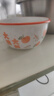 碗盤(pán)套裝家用2024新款大吉大利釉下彩喬遷餐具新婚禮品碗蝶筷組合 4.5英寸米飯碗【1只裝活動(dòng)款】 大桔大利 曬單實(shí)拍圖
