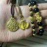 夢(mèng)金園七夕情人節(jié)禮物  時(shí)尚飾品吊墜 古法寶相花開鏤空鑲嵌莫桑石掛墜 大板-凈金重約12.5g克重多退少補(bǔ) 曬單實(shí)拍圖