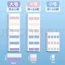 離草 中號標(biāo)簽貼索引貼 書簽貼可書寫索引貼粘性強(qiáng)N次分類分頁便簽紙學(xué)生標(biāo)記 莫蘭迪共120枚 曬單實拍圖