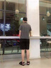 ZHESHENPU涼鞋男潮牌新款外穿魔術(shù)貼沙灘鞋情侶款男女運(yùn)動(dòng)拖鞋 黑色-NB-3 37 曬單實(shí)拍圖