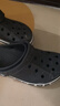 貝雅字母款 CORCS CROCS 夏季休閑戶外洞洞鞋防滑透氣涼鞋沙灘鞋 黑色 41-42 =M8W10 曬單實(shí)拍圖