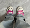 匡威（Converse）官方 All Star男女高幫休閑板鞋粉色A13842C A13842C 36.5 曬單實(shí)拍圖