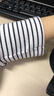 森馬（Semir）[商場(chǎng)同款]長(cháng)袖T恤女緊身簡(jiǎn)約百搭2025新款春圓領(lǐng)打底衫基礎 白藍色調00318 XL 170/92A 曬單實(shí)拍圖