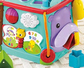費(fèi)雪（Fisher-Price）生日禮物數(shù)字顏色學(xué)習(xí)早教玩具-探索學(xué)習(xí)六面盒CMY28 曬單實(shí)拍圖