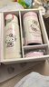 杯具熊（BEDDYBEAR）海浪雙飲保溫杯男女便攜杯套吸管水杯大容量學生杯子500ml裙裙KT 曬單實拍圖