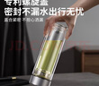 富光玻璃杯茶水分離泡茶杯子高硼硅雙層玻璃水杯大容量流光銀400ml 曬單實拍圖