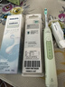 飛利浦（PHILIPS）【肖戰(zhàn)推薦】電動牙刷鉆石3系 生日七夕情人節(jié)禮物 情侶款送男生/女友 微泡水流 HX5161/05抹茶綠 曬單實拍圖
