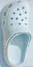 名創(chuàng)優(yōu)品（MINISO）洞洞鞋男女夏季外穿沙灘涼鞋防滑厚底踩屎感包頭涼拖鞋 藍 40-41 曬單實拍圖