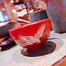 蘇氏陶瓷（SUSHI CERAMICS）國潮宮墻紅功夫茶具瑞鶴呈祥窯變自然紋理提梁壺陶瓷托盤(pán)禮盒裝 曬單實(shí)拍圖