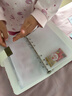 歐孕（OUYUN）嬰兒浴巾珊瑚絨吸水速干兒童斗篷浴袍帶帽寶寶 拉蒂兔 150*100 曬單實(shí)拍圖