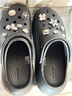 crocs檀健次同款經(jīng)典泡芙洞洞鞋|207521 黑色-001 39(240mm) 曬單實(shí)拍圖