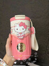 Next Kiss英國聯(lián)名Hello Kitty保溫杯水杯新款高顏值女生日禮物凱蒂貓杯子 凱蒂貓咖啡杯 曬單實(shí)拍圖