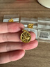 千葉珠寶黃金足金吊墜十二星座雙面星座項鏈送女友計價生日禮物送女友 水瓶座/按實際克重多退少補 金重約3.5g/含工費 曬單實拍圖