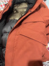 鴨鴨戶外羽絨服男女短款2025冬季新款時(shí)尚百搭休閑工裝派克服情侶外套 砂巖紅色 M 曬單實(shí)拍圖