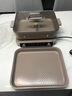 美的（Midea）電火鍋火鍋專(zhuān)用鍋多功能鍋料理烤肉鍋分體式多功能一體電鍋0氟鈦陶電煮鍋HGS352866S 曬單實(shí)拍圖