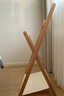 藝世界實(shí)木掛衣架臥室落地式衣帽架家用簡(jiǎn)易室內床頭邊放脫下的衣服神器 【全櫸木】原木色40cm可折疊 曬單實(shí)拍圖