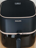 飛利浦（PHILIPS）空氣炸鍋不用翻面 家用全自動(dòng) 可視5L大容量 烘烤炸焗一體 烤紅薯烤薯?xiàng)l 七夕禮物 HD9455/80  曬單實(shí)拍圖