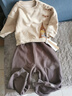 漢宮優(yōu)品兒童套裝男童秋季2025新款中國風(fēng)漢服冬季加絨加厚保暖男寶寶衣服 皎皎明月 100 曬單實(shí)拍圖