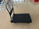 樂優(yōu)佰易 小推車平板手推車 90*60cm5寸TPR輕音耐磨承重900斤 裝修搬家小拖車搬運車小拉車手拉貨車折疊拖車 曬單實拍圖