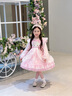 G.DUCKKIDS小黃鴨公主裙女童秋裝連衣裙美樂(lè )蒂生日禮服兒童蓬蓬裙女孩洛麗塔 粉色 100 尺碼2~3歲【 90-100cm】 曬單實(shí)拍圖