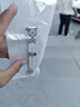 腕寶德適用華為手環(huán)10手表帶9四葉花水鉆拼皮腕表8代女生春夏季高級感金屬拼皮質(zhì)新款NFC版運動智能腕帶 【四葉花水鉆拼皮】銀-奶白皮+送高清膜*2 適用：華為手環(huán)10/9/NFC版 曬單實拍圖