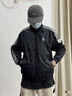 adidas休閑簡(jiǎn)約三條紋梭織立領(lǐng)夾克外套男裝秋季阿迪達(dá)斯三葉草   黑色 (偏小，推薦買大1碼)   L 曬單實(shí)拍圖