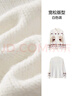 森馬（Semir）針織開(kāi)衫女冬半高領(lǐng)小狗提花牛角扣毛衫寬松2025上衣109725106003 曬單實(shí)拍圖