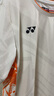 YONEX尤尼克斯羽毛球服國家隊大賽球迷版運動(dòng)男短袖套裝10661CR乳白O 曬單實(shí)拍圖