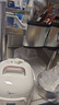 美的（Midea）米白色電壓力鍋1-2人雙膽家用高壓電飯鍋0涂層鋼膽母嬰放心用智能預(yù)約高壓快煮開蓋火鍋飯煲 【奶油白】0涂層 健康煮 1.8L 曬單實拍圖