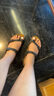 BIRKENSTOCK勃肯德國進(jìn)口女款時(shí)尚舒適百搭軟木Mayari夾趾拖鞋 黑色窄版0071793 38 曬單實(shí)拍圖