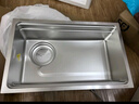 悍高（HIGOLD）廚房水槽階梯式304不銹鋼左側下水大單槽770*440mm裸槽 曬單實(shí)拍圖