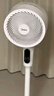 美的（Midea）空氣循環(huán)扇 電風(fēng)扇家用立式落地語(yǔ)音風(fēng)扇直流變頻輕音節能小風(fēng)扇抑菌凈化電扇  GDI24WG 曬單實(shí)拍圖