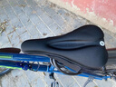 洛克兄弟（ROCKBROS）自行車(chē)坐墊套硅膠加厚加寬座墊山地車(chē)座套騎行裝備配件 黑色小號(26*14*3.2cm) 曬單實(shí)拍圖