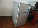 奧克斯小冰箱家用小型迷你冷藏冷凍兩用出租房宿舍用節(jié)能省電寢室辦公室電冰箱 【熱賣款 升級凈化去味】22A126DW銀 曬單實拍圖