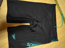 速比濤（Speedo）舒適透氣速干游泳布帽高彈不勒頭游泳訓(xùn)練裝備 黑色 曬單實(shí)拍圖