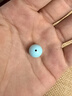 妍韻珠寶奢藏級(jí)綠松石單珠散珠 原礦鏡面高瓷圓珠水晶配珠 10-11mm  曬單實(shí)拍圖
