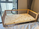 babycare 嬰兒床移動(dòng) 0-3歲寶寶實(shí)木嬰兒床拼接大床 多功能嬰兒床 新生兒 安睡護(hù)脊【蒙柯Pro+4D空氣床墊】 曬單實(shí)拍圖