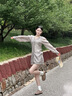 CAMILA KSENIA爆款勃肯鞋女士2025年新款秋季時(shí)尚品牌軟底鞋子復古平底百搭單鞋 卡其色 38 曬單實(shí)拍圖