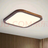 小米（MI）IoT燈具吸頂燈圓形LED臥室智能燈胡桃木色客廳餐廳房間書房燈 A套餐【三室一廳】 無極調(diào)光/支持米家APP 曬單實拍圖